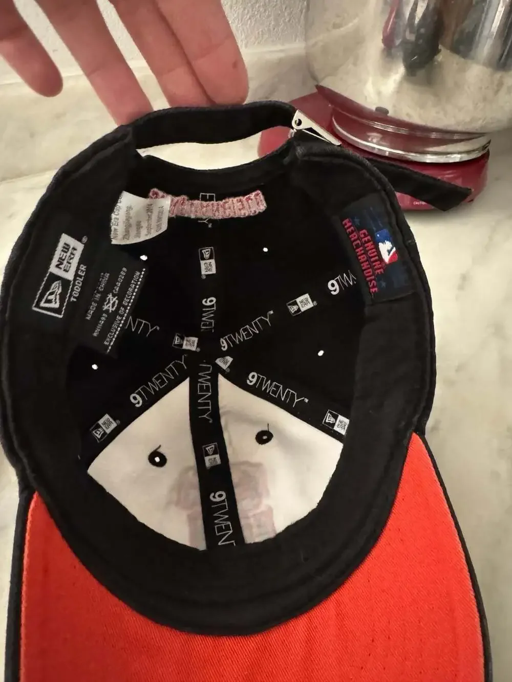 Lot of 2 New Era Toddler Baseball Hats: San Francisco 49ers 39THIRTY and San Fra